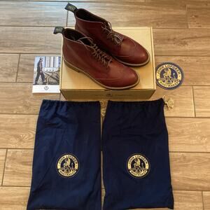 John Lofgren Glover Brogues Conceria 800 Vecchetta Leather Boots Size 11D